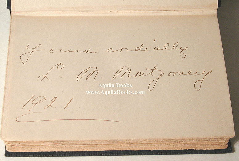 Aquila Books Lucy Maud Montgomery Books For Sale First Edition